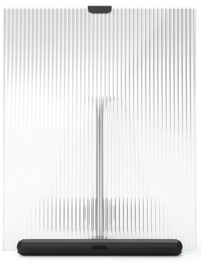 Ramă foto neagră cu picior de susținere din sticlă 16x20 cm Flute – Umbra