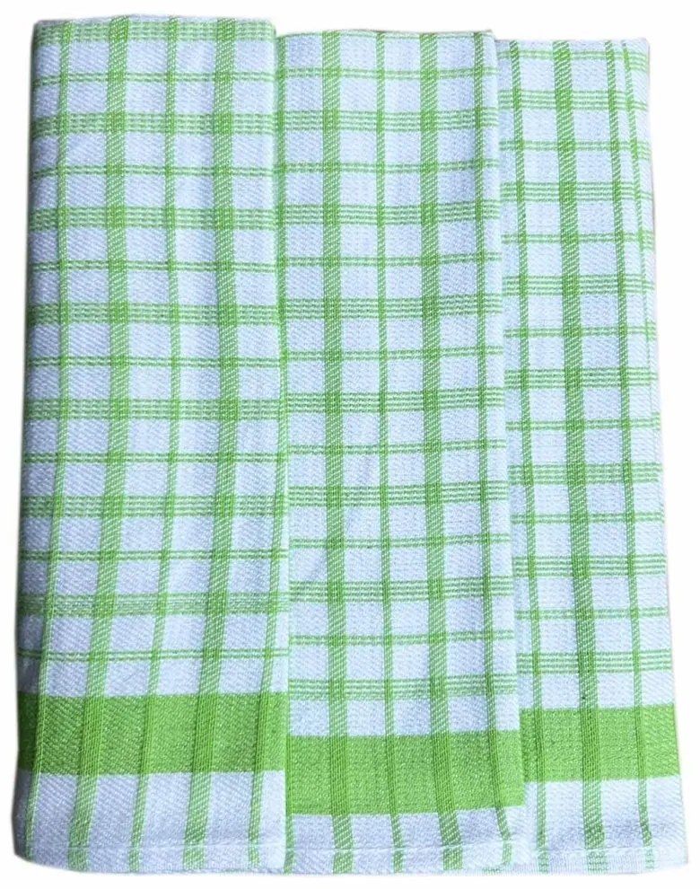 Prosop de bucătărie în carouri Egypt – Set 3 bucăți