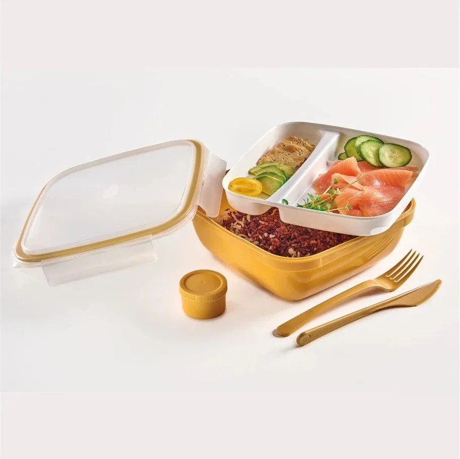 Cutie pentru prânz cu tacâmuri, compartimentată Fresh – Snips
