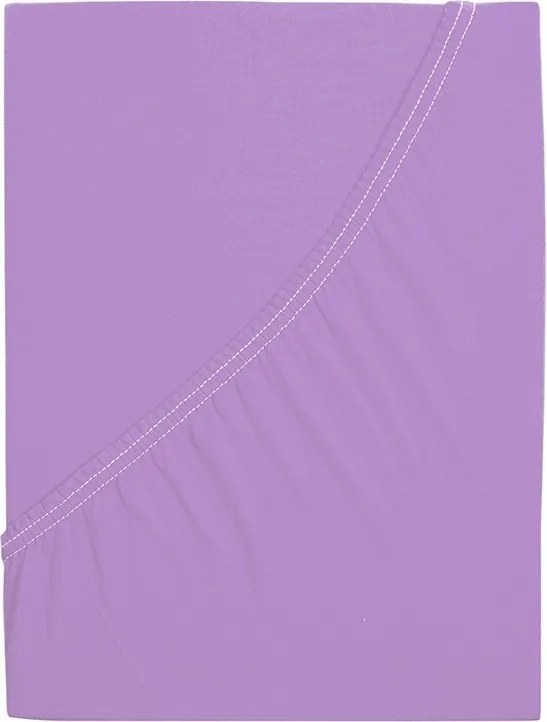 Cearșaf de pat 4Home jersey Ideal violet, 100 x 200 cm