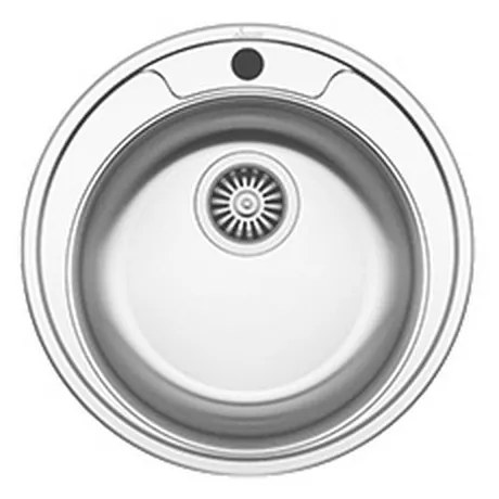 Chiuveta Sanobi, 1 Cuva universala, Inox lucios, pe blat, D 49 cm