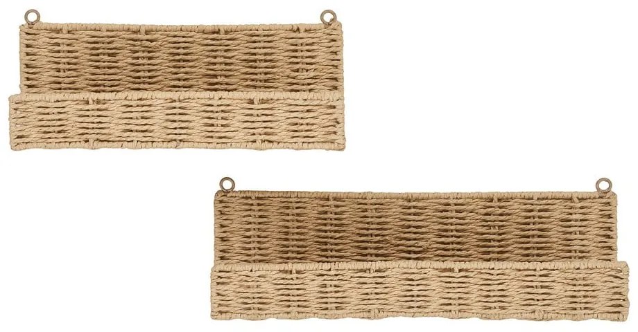 Rafturi în culoare naturală 2 buc. 10 cm Treviso – House Nordic