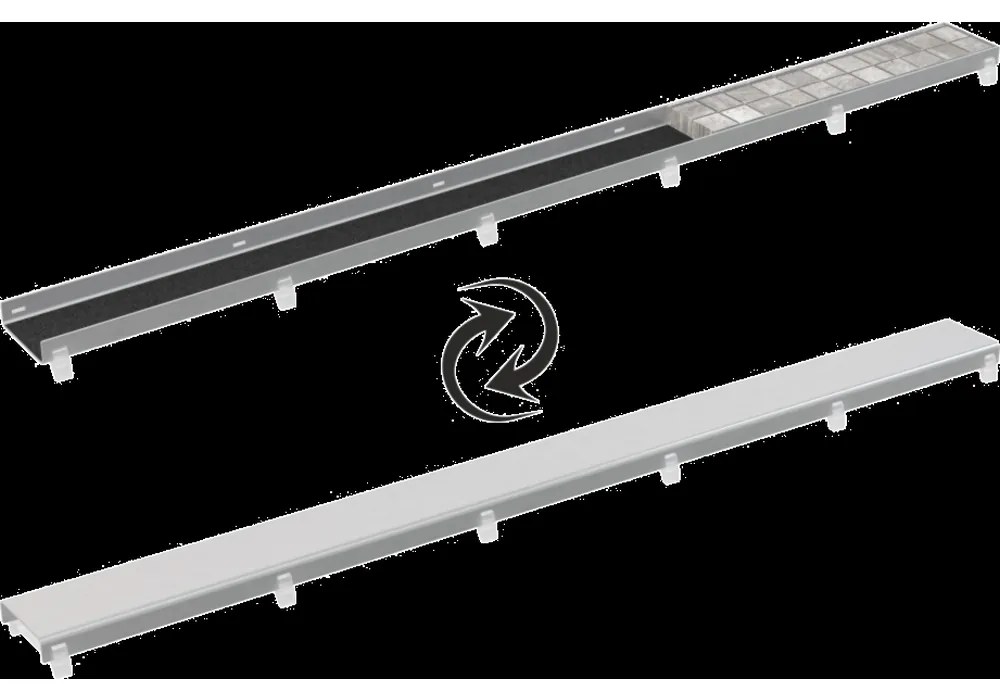 Gratar cu doua fete DOUBLE 95 cm, din otel inoxidabil 950 mm