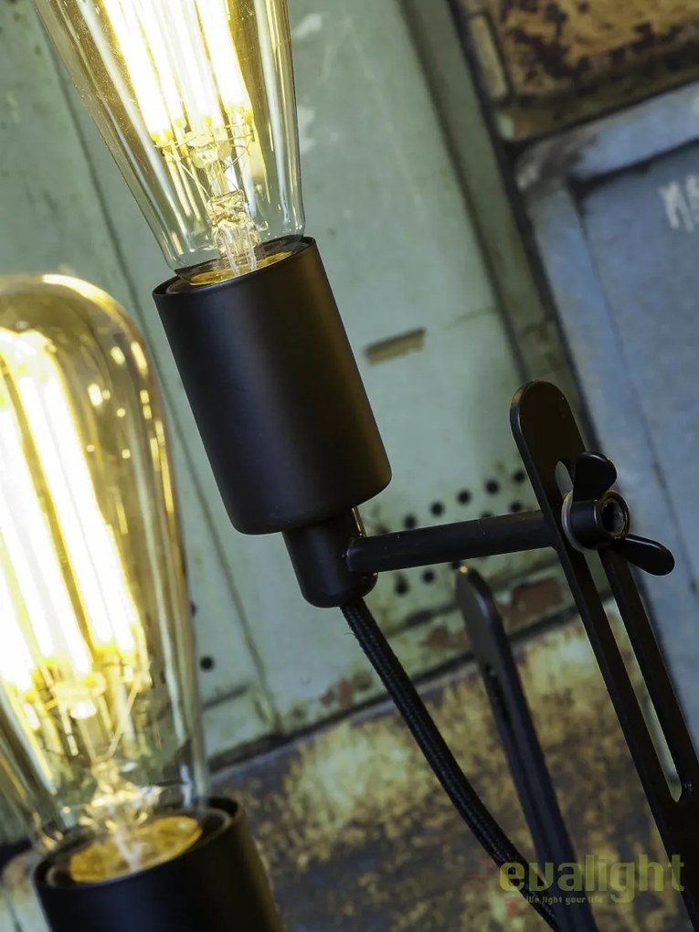Candelabru design industrial cu 6 brate SEATTLE SEATTLE/H/B