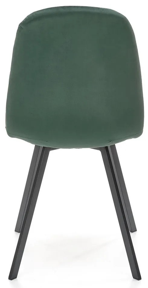 Scaun de bucaterie Paige, verde/negru