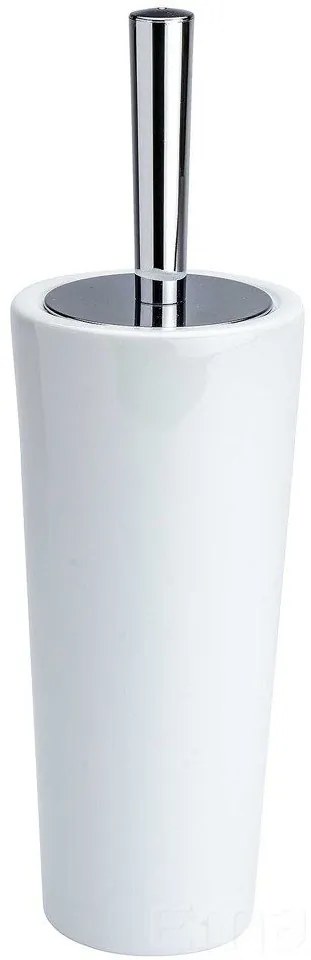 Perie de toaleta cu suport WENKO alb  Ø 12/37 cm