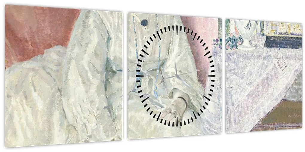 Tablou - Frederick Carl Frieseke, Memories, reproducere (cu ceas) (90x30 cm)