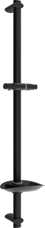 Mexen DB tijă de duș cu săpunieră 75 cm, negru - 79384-70