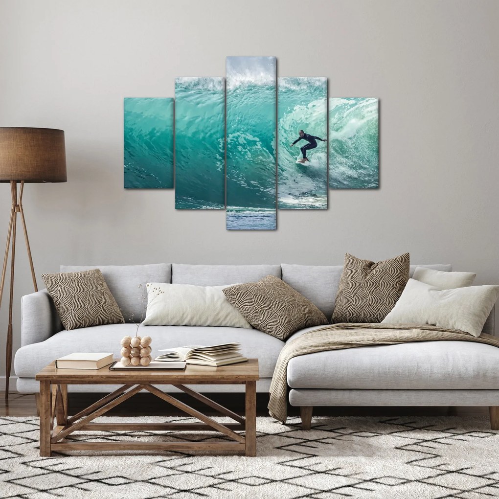 Tablou cu surferi (150x105 cm)
