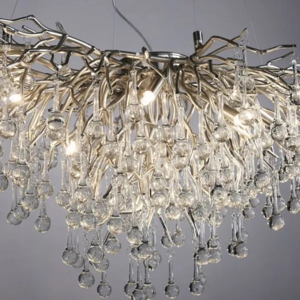 Lustră pe cablu ICICLE 10xG9/40W/230V Paul Neuhaus 2192-55