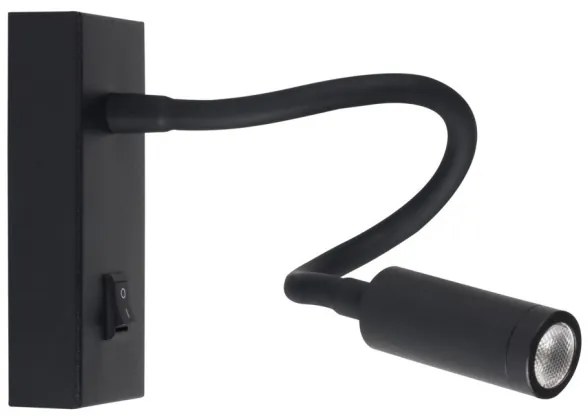 Veioză LED de flexibilă Kanlux 32522 TONIL LED/2,7W/230V negru