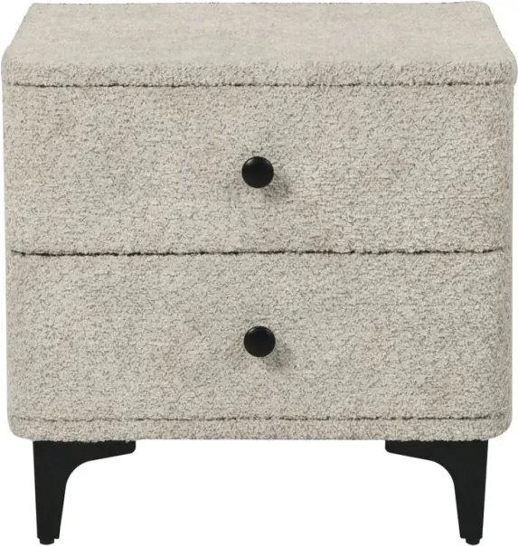 Noptiera ART DECO greige boucle