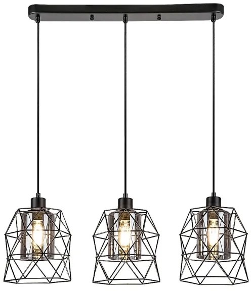 Lustră pe cablu EMRYS 3xE27/40W/230V Rabalux 72113