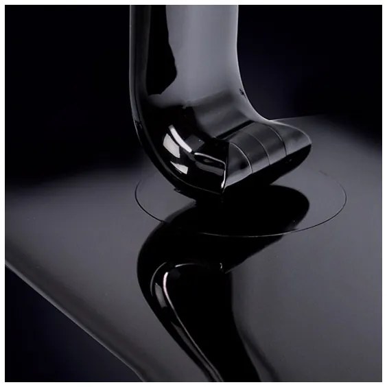 Lampă LED de masă dimabilă cu conector USB LED/12W/230V neagră Brilagi