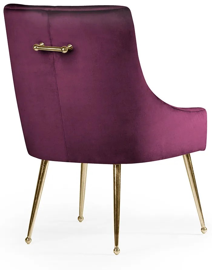 Scaun Sizar burgundy/gold – H86 cm