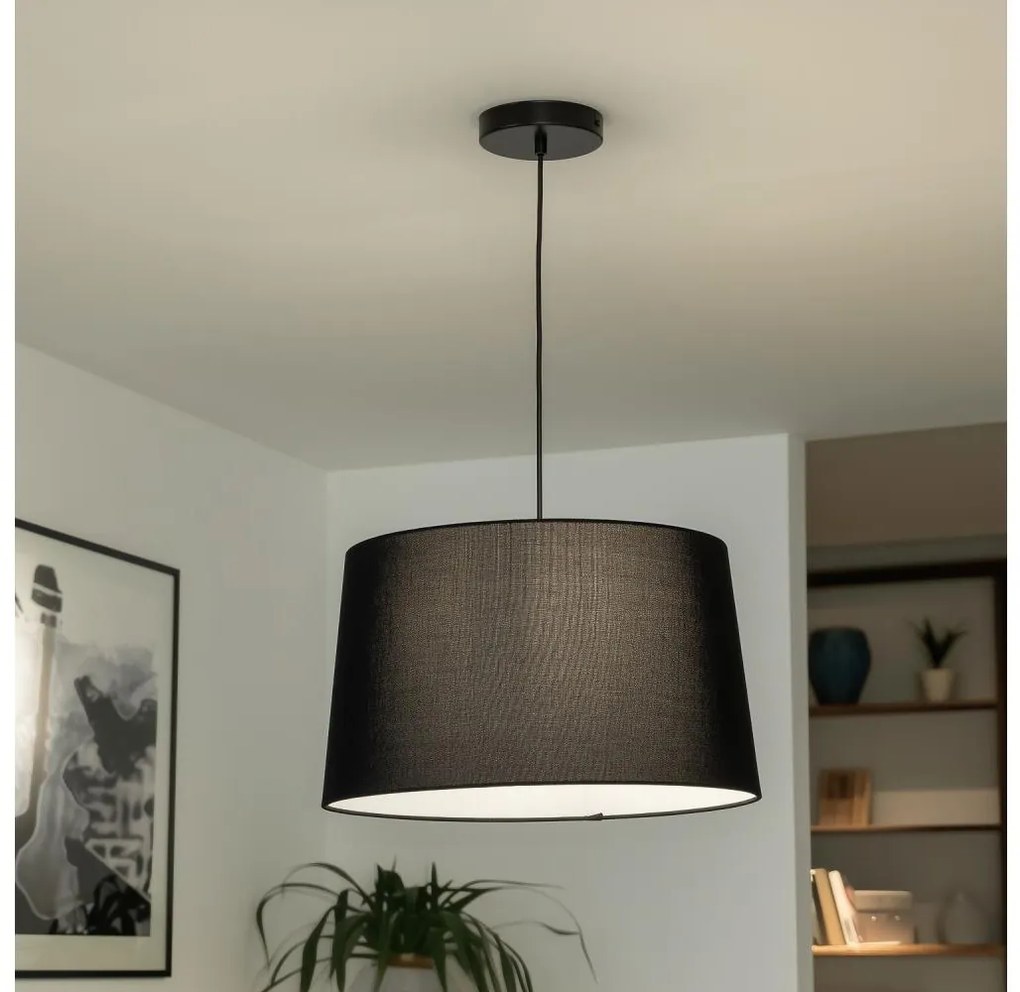 Brilagi - Lustră LED suspendată pe cablu CERIA 1xE27/40W/230V Ø 45 cm neagră