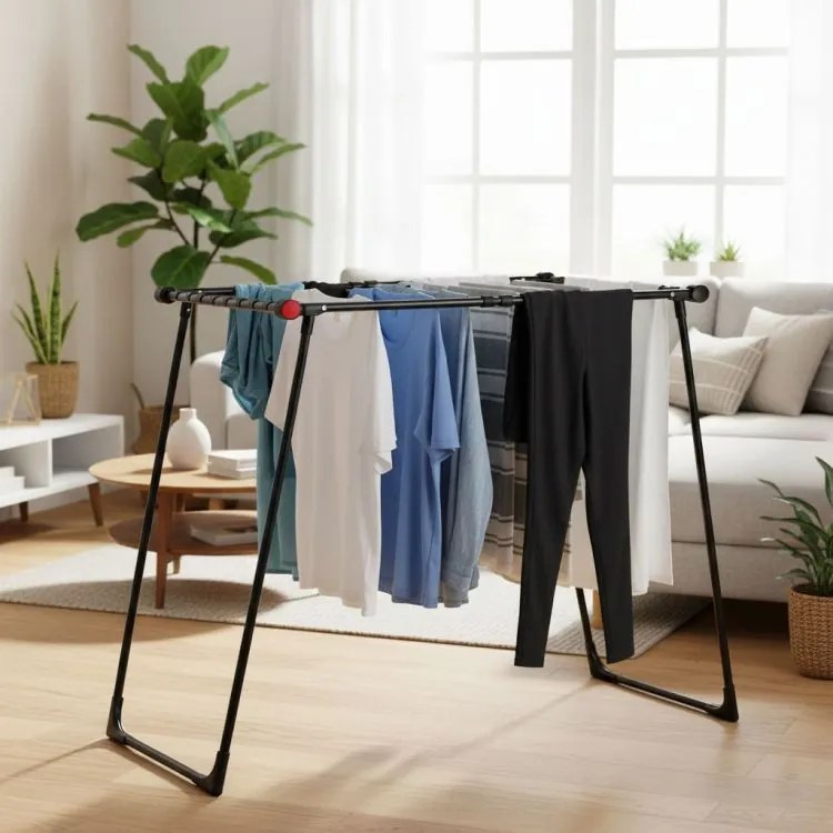 Uscător de rufe telescopic - 19 m suprafață de uscare