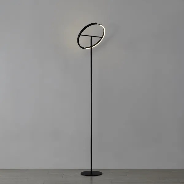 Eglo CASTELPOTO 901972 - Lampă de podea LED dimabilă 2xLED/8,8W/230V, neagră