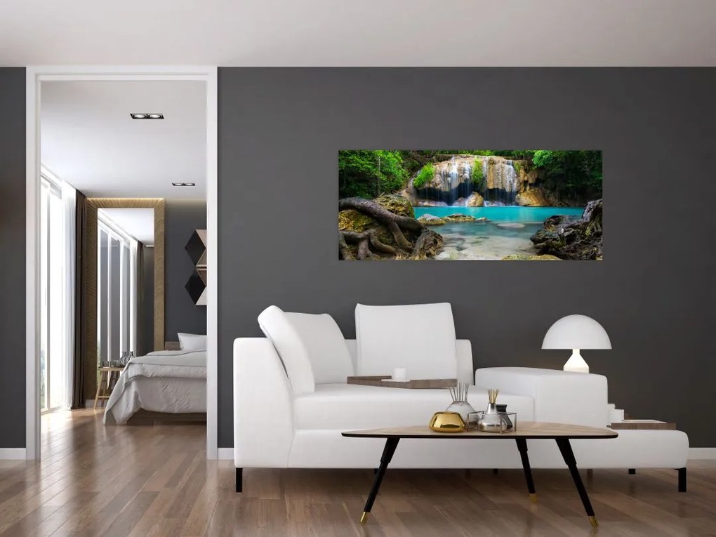 Tablou cu cascade (120x50 cm)