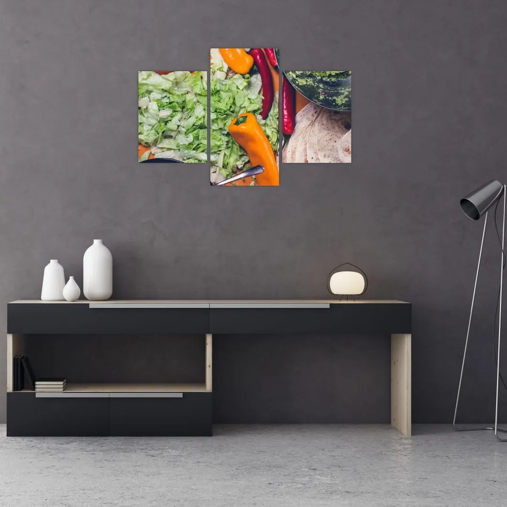Tablou cu legume (90x60 cm)