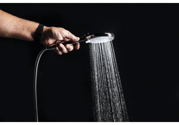 Sapho - Duș de mână cu funcție de clătire, crom lucios