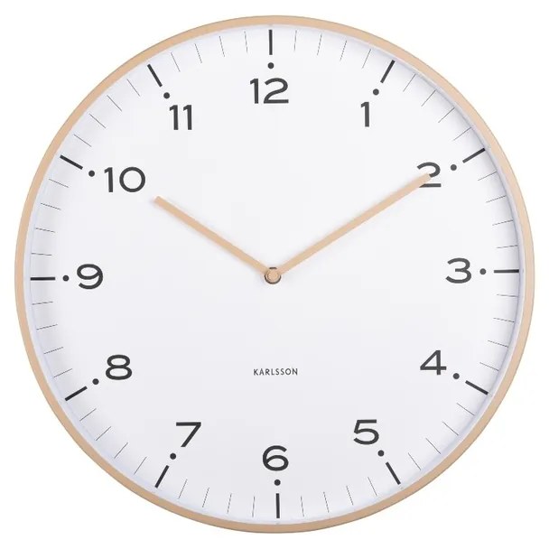 Karlsson 6011SB ceas de perete design bej,diametru 40 cm