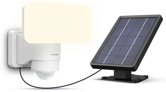 Philips TYLUS LED 6W 3,7V 5000K IP44 lampă solară de perete cu senzor