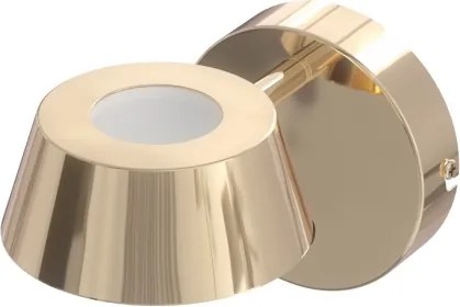 Lampă de perete LED TIMO, 6W/230V, 3000/4500/6500K, alamă - Open Design OR86539