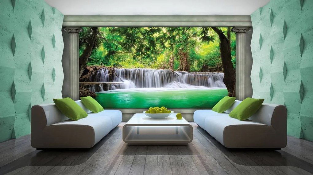 Fototapet - Cascada magică (152,5x104 cm)