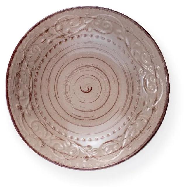 Farfurie din ceramică Brandani Serendipity, ⌀ 20 cm, maro