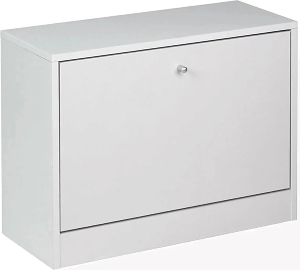 Pantofar FATMA NEW, alb, PAL, 60x24x45 cm