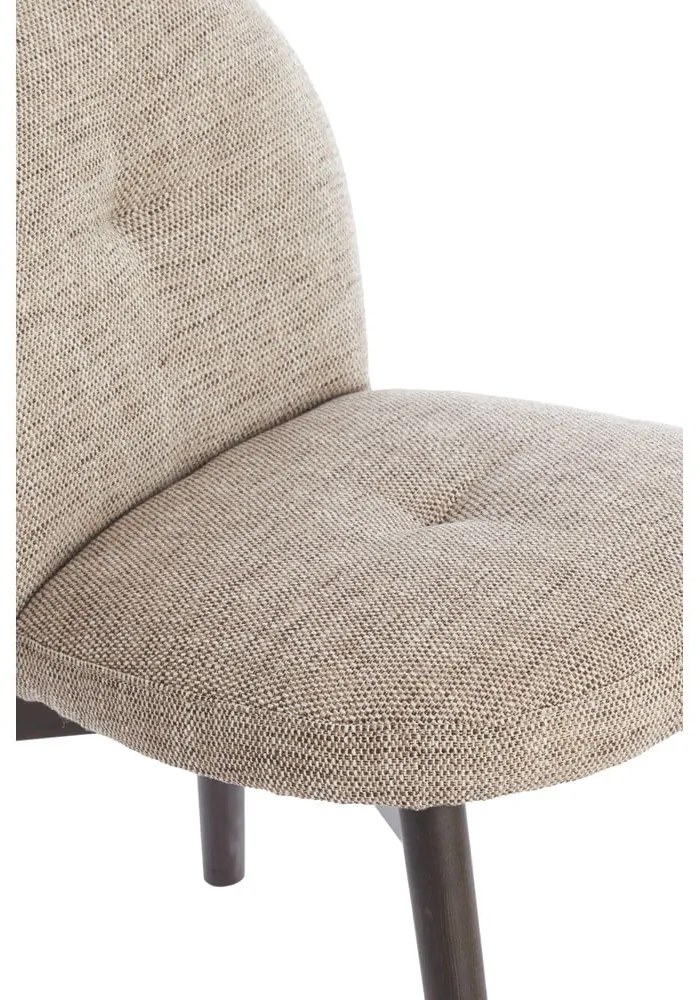 Set de scaune de sufragerie bej 2 buc. tapițat Sinosa – Light &amp; Living