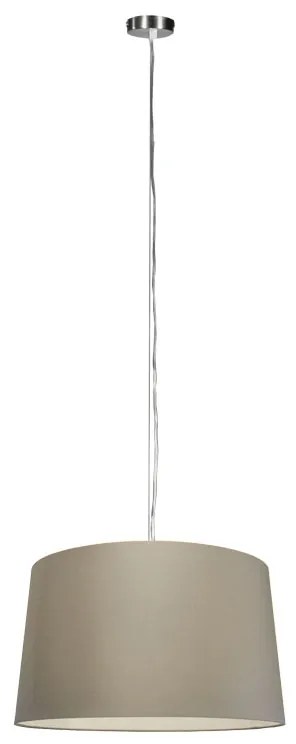 Lampă modernă cu pandantiv din oțel cu abajur 45 cm taupe - Cappo 1