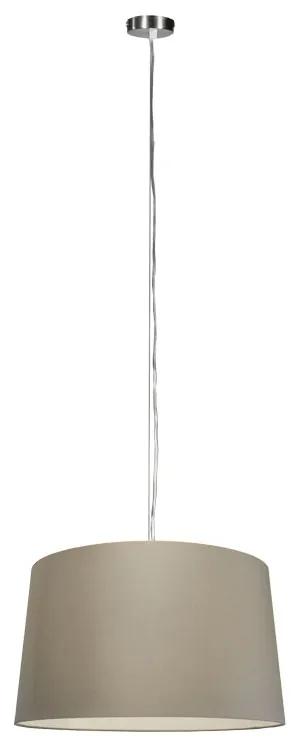 Lampă modernă suspendată din oțel cu umbră de 45 cm taupe - Cappo 1