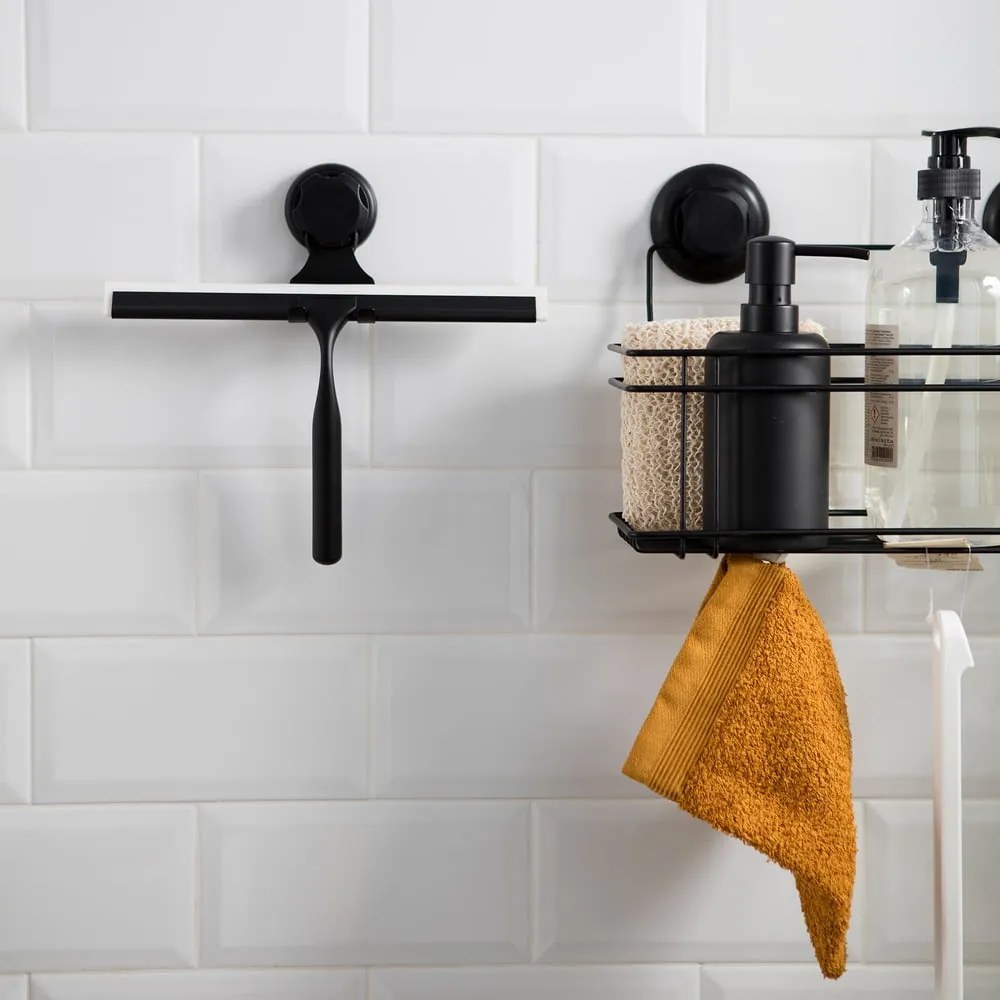 Racletă și suport autoadeziv Compactor Bestlock Black