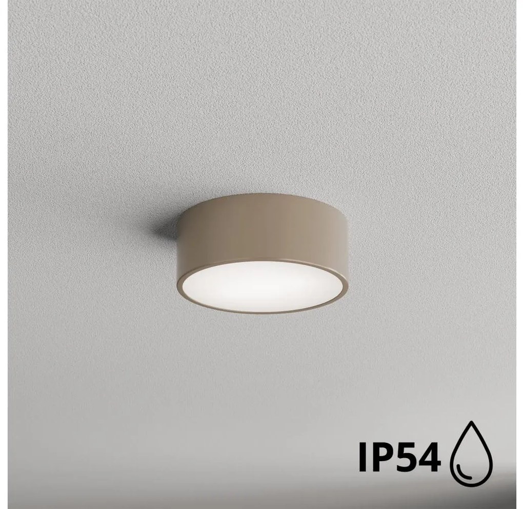 Plafonieră pentru baie Brilagi CLARE 1xE27/24W/230V d. 20 cm IP54 bej