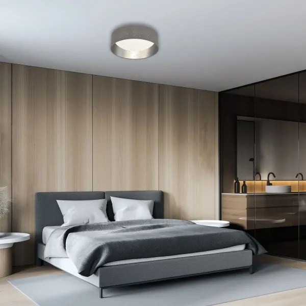 Plafonieră LED Briloner 3482014 STARRY LED/12W/230V gri/argintiu