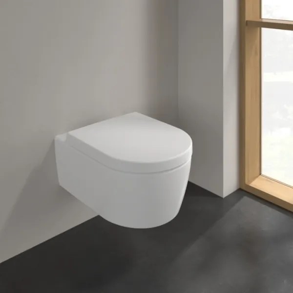 Villeroy & Boch 5656HRRW - WC suspendat AVENTO cu capac SoftClose, ceramică, alb