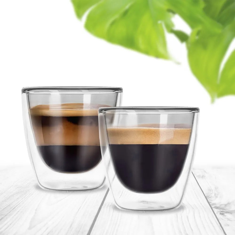 Căni 2 buc. pentru espresso din sticlă 110 ml – Orion