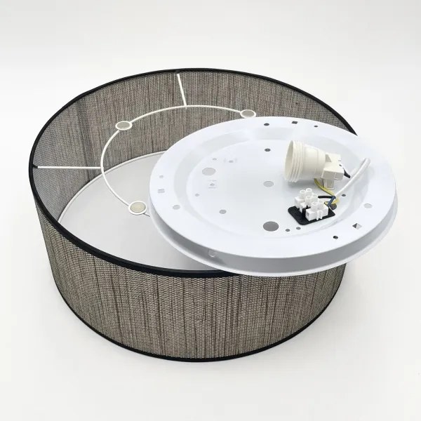 Plafonieră SIRJA, 2 x E27, 15 W, 230 V, Ø 35 cm, maro