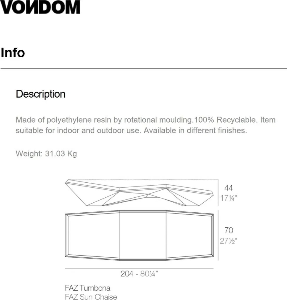Sezlong design modern FAZ