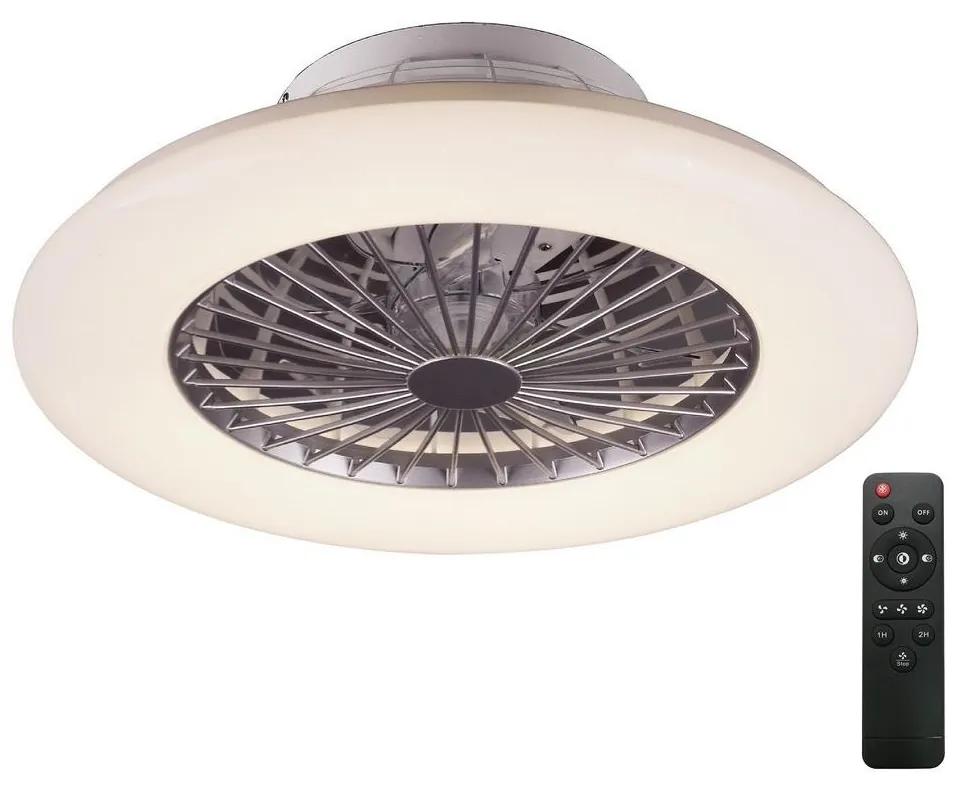 Plafonieră LED dimabilă cu ventilator Rabalux LED/30W/230V + telecomandă