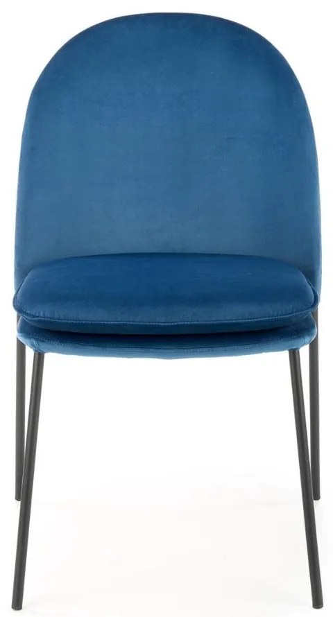 Scaun de bucaterie Ulric, albastru/negru