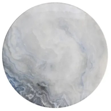 Set de veselă, 24 piese, porțelan, maro