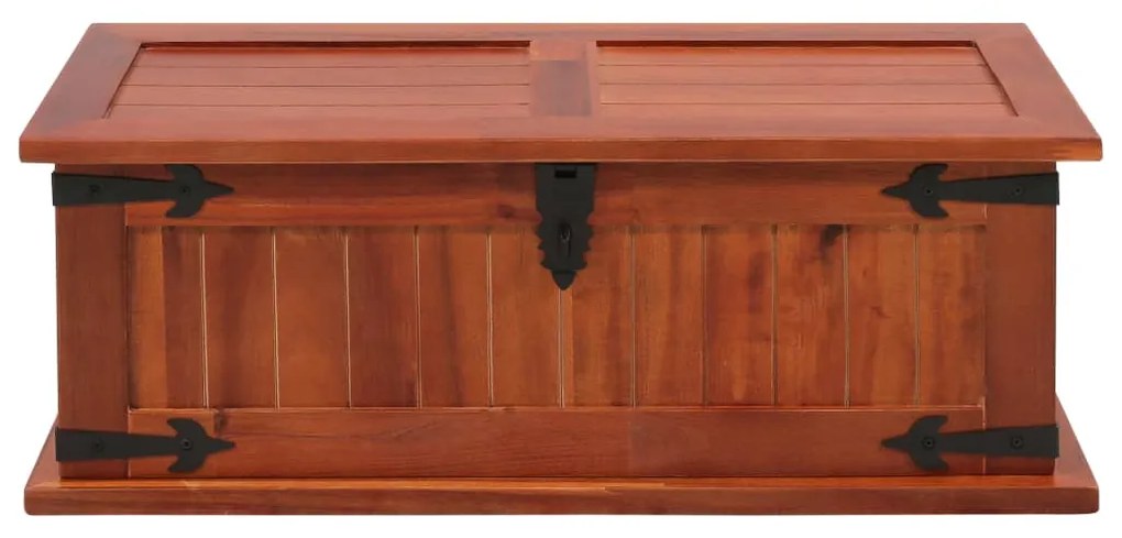 247240 vidaXL Cufăr de depozitare, 60x25x22 cm, lemn masiv de acacia