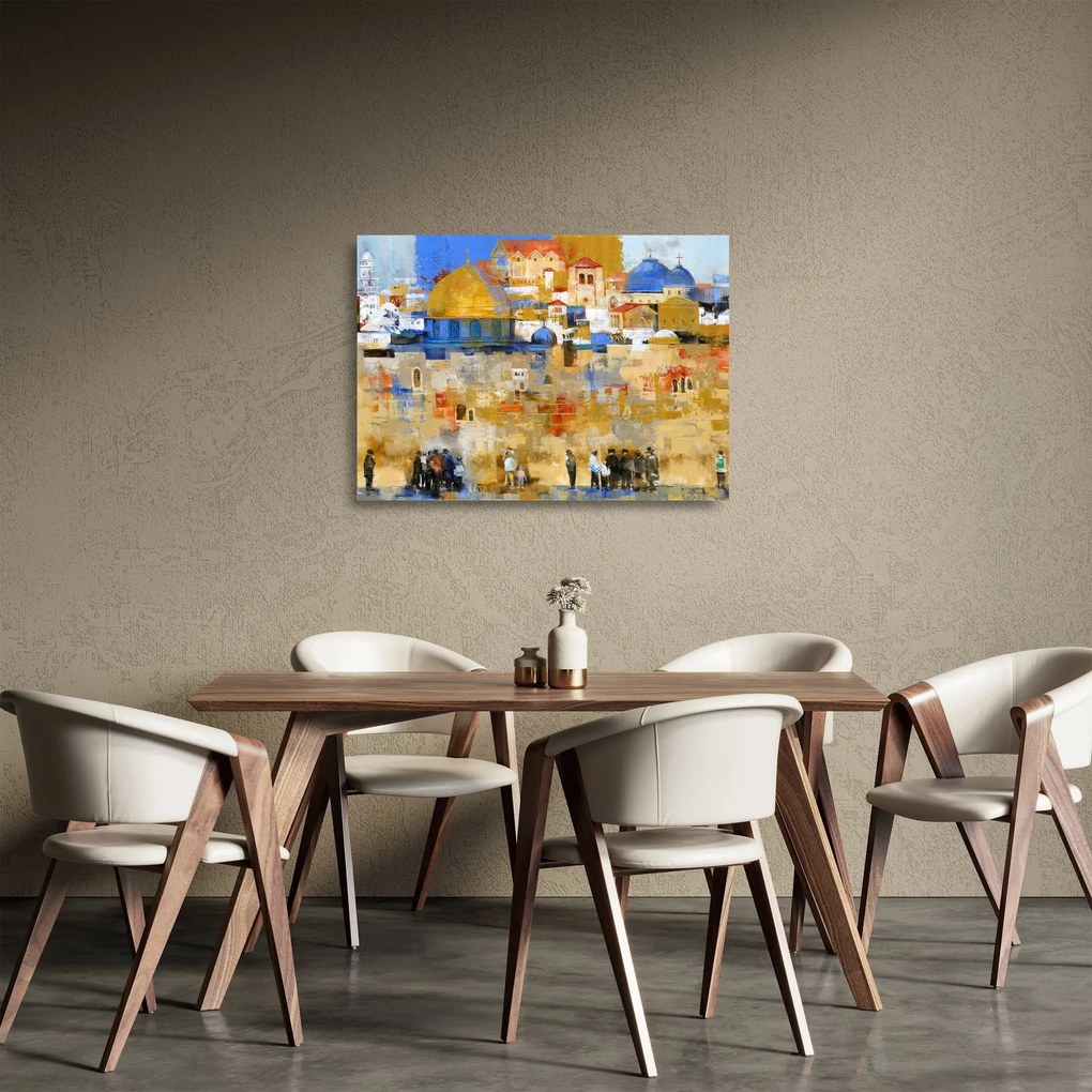 Tablou pe sticlă - Zidul plângerii, Ierusalim, Israel (70x50 cm)