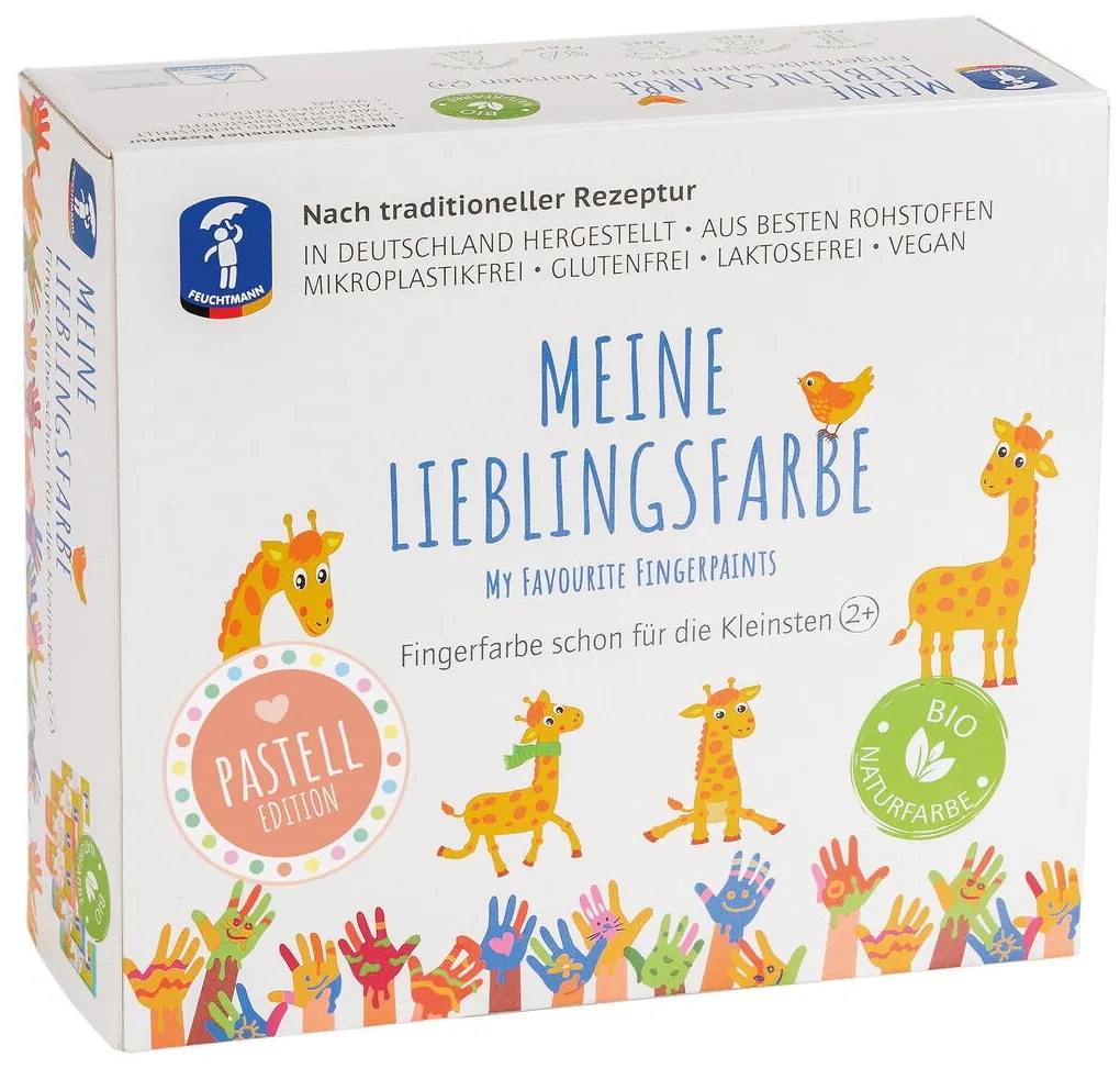 SET 6 TUBURI VOPSEA PICTURA CU DEGETELE - PASTEL - FEUCHTMANN (6330653)