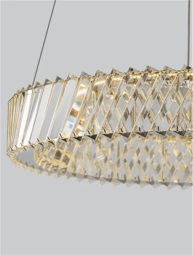 Lustra LED suspendata design elegant ARIETTA D-60cm