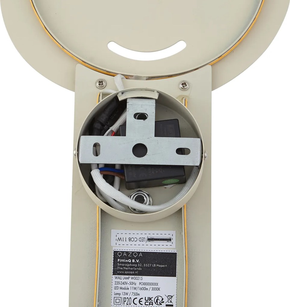 Lampă de perete pentru copii bej cu LED cu 3 trepte de intensitate luminoasă - Gigi Girafa