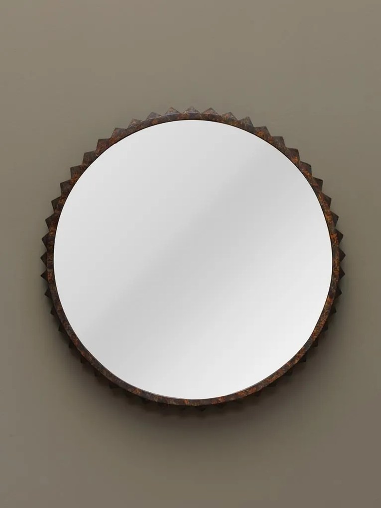 Oglinda de perete, din metal, Facetis